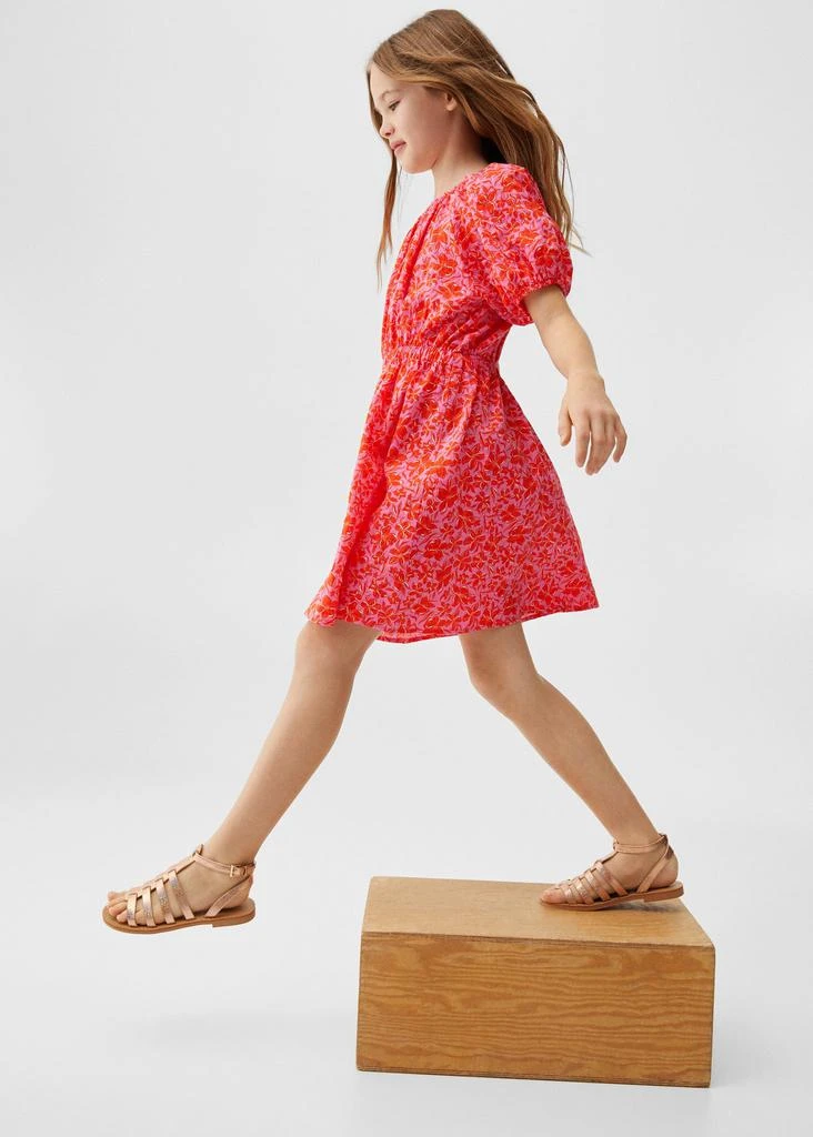 预计3周后发货 Mango Robe Moana-A - Dark Orange - Enfant Fille 6