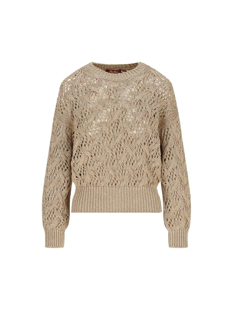 Max Mara Max Mara Studio Pilade Crewneck Knitted Jumper 1