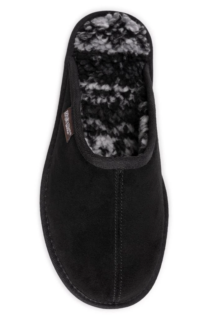 MUK LUKS Dave Faux Shearling Lined Suede Slipper 4