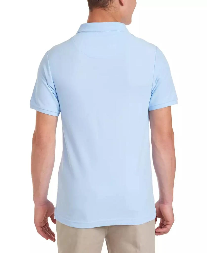 Nautica Young Men Uniform Short Sleeve Double Pique Polo 2
