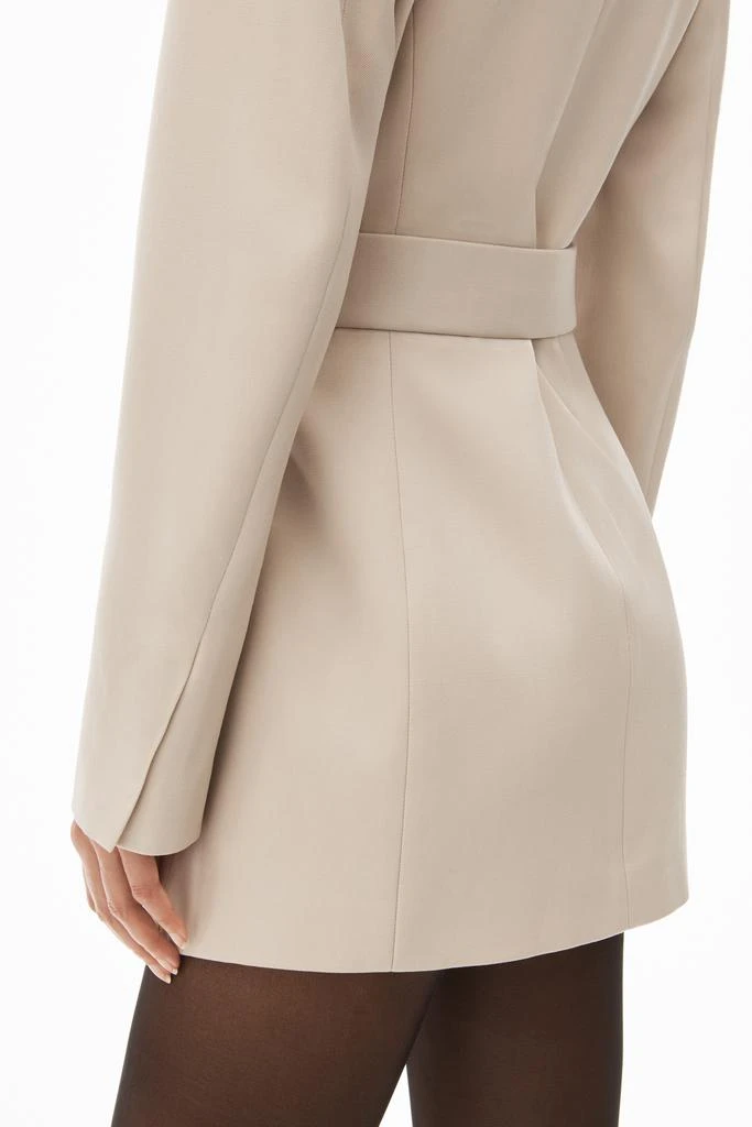 Alexander Wang BELTED BLAZER DRESS IN WOOL TAILORING 6