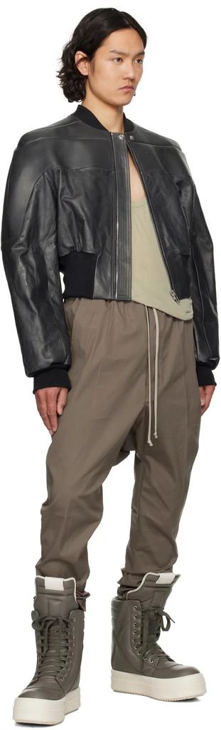 Rick Owens Gray Hollywood Mega Geobasket Sneakers 5