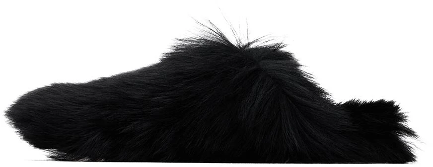 Yves Salomon Black Toscana Lambskin Slippers 3