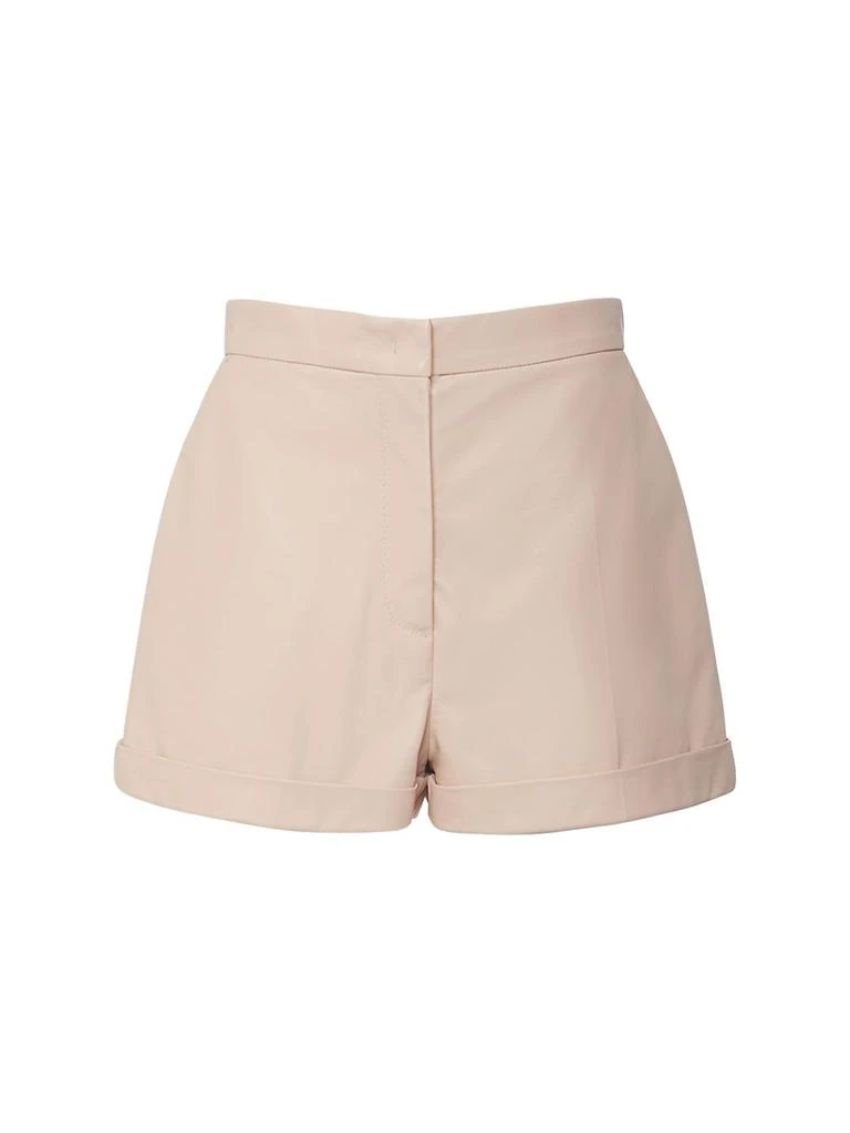 Max Mara Andorra Napa Leather Shorts 1