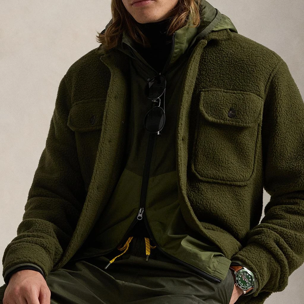 Ralph Lauren Curly Hi-Pile Shirt Jacket 5
