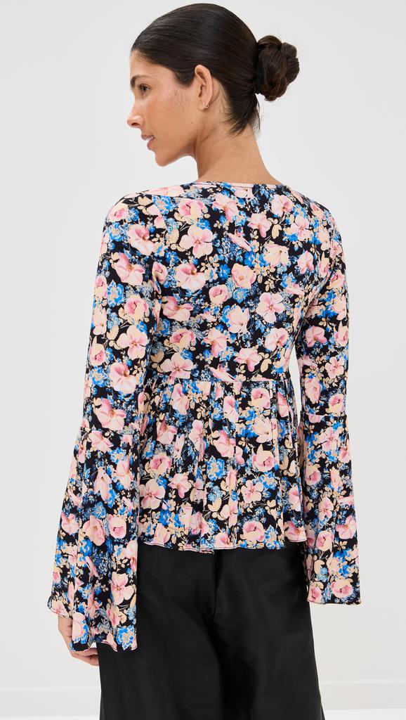 Kika Vargas Naomi Top Blush Orchid Viscose