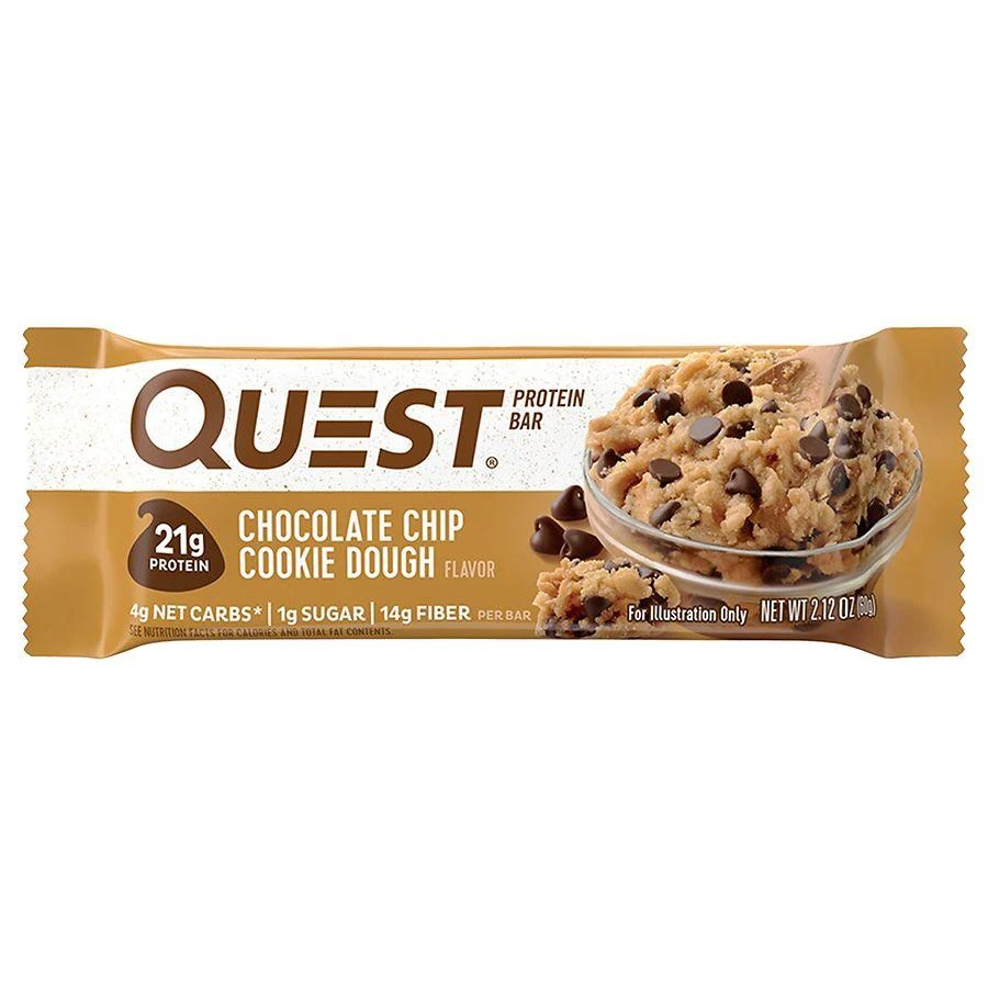 Quest Nutrition Protein Bars Chocolate Chip Cookie Dough 2