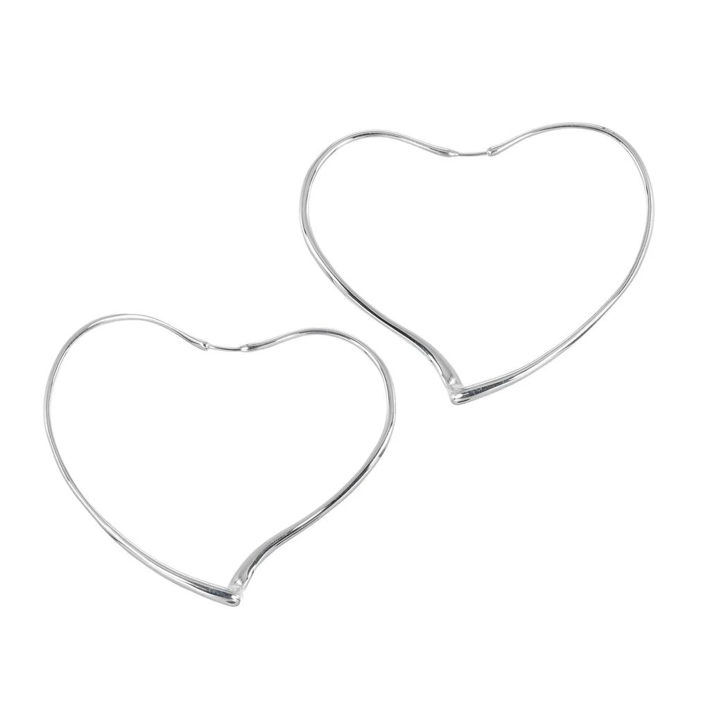 Tiffany 
Co. Open Heart 925 Hoop Earrings (Pre-Owned)