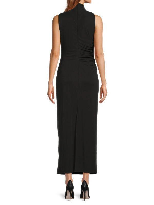 AREA Ruched Jersey Maxi Dress 2