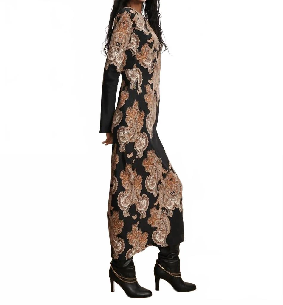 chinese dress ladies Daphne Dress / Black Paisley Black Paisley / XXS