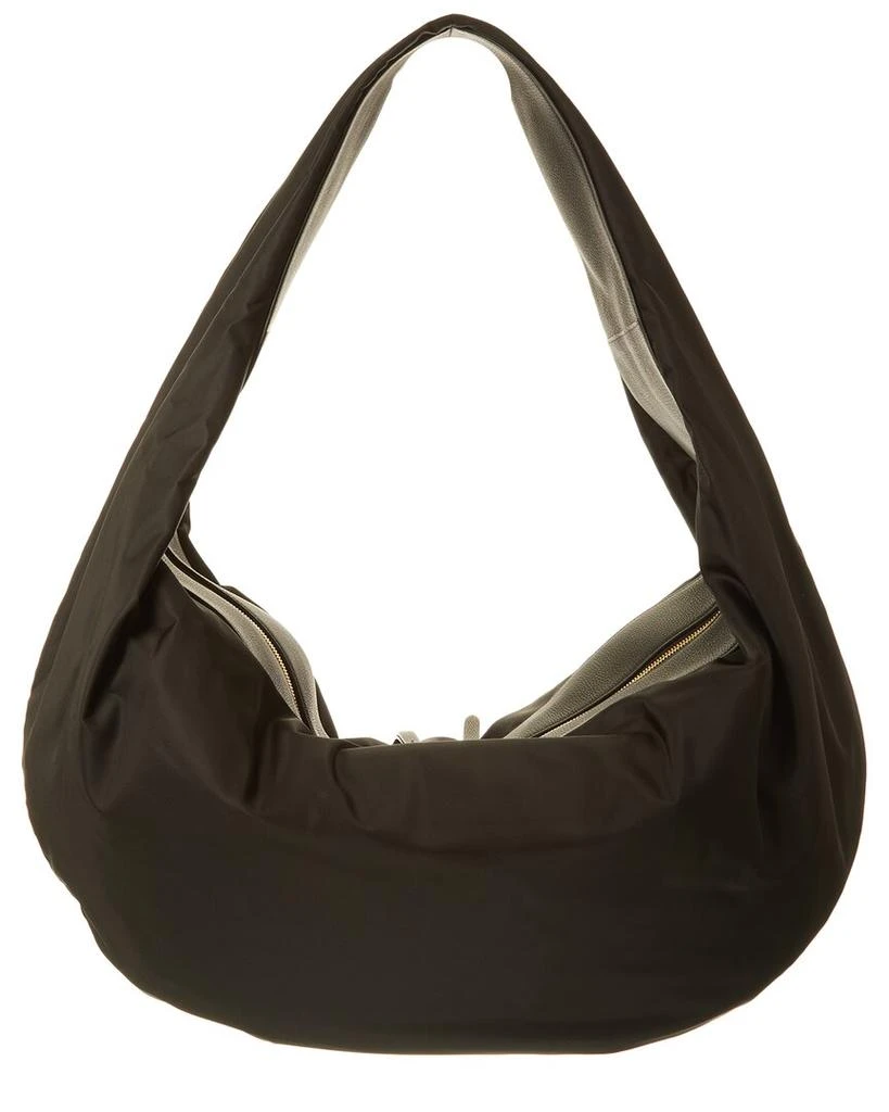 Khaite KHAITE Olivia Extra Large Nylon
Leather Hobo Bag 2