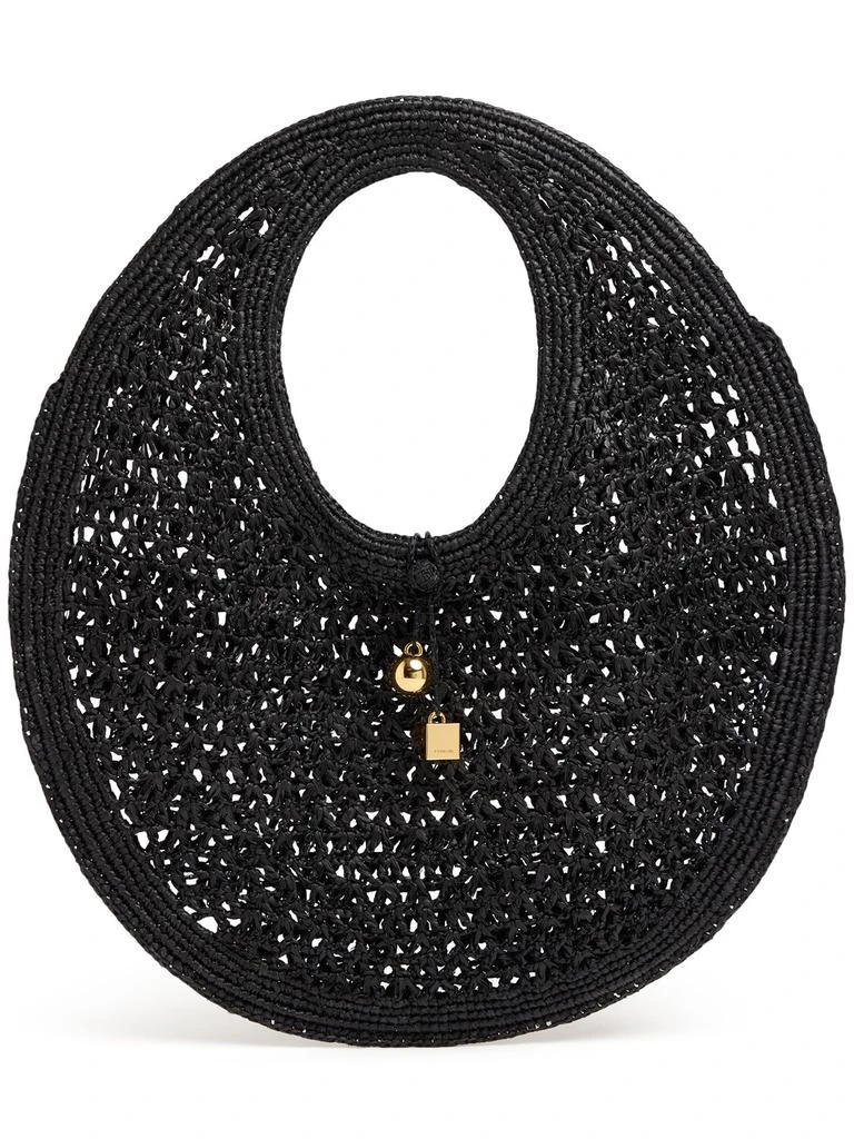 Jacquemus Le Rond Spiaggia Raffia Tote Bag 1