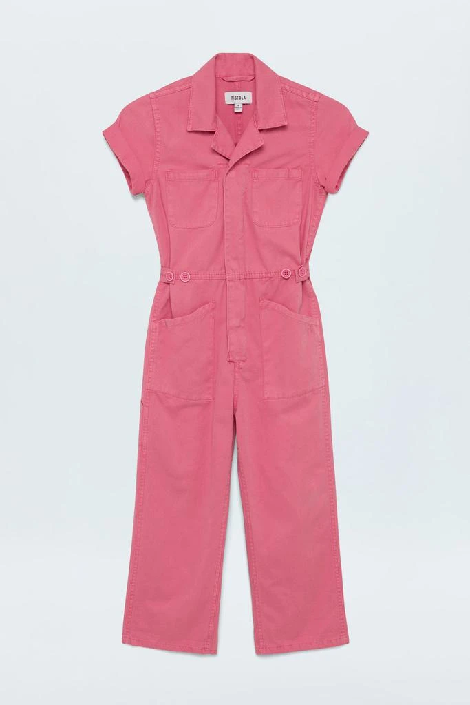 Pistola Denim Little Grover Playsuit - Flamingo 6