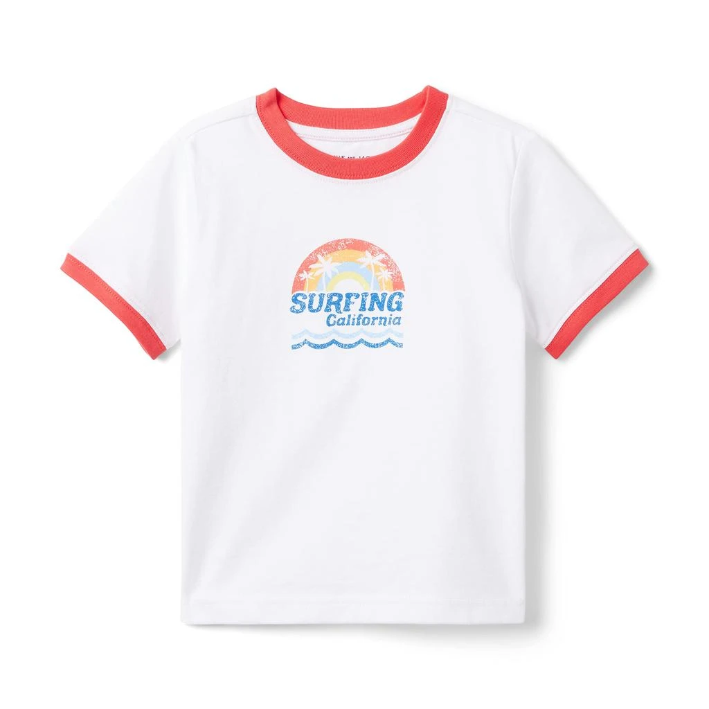 Janie and Jack Cali Graphic Tee (Toddler/Little Kids/Big Kids) 1