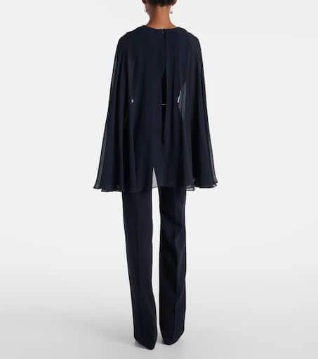 Max Mara Vertice caped cady jumpsuit 3