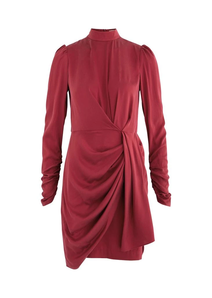Zimmermann Draped stretch-silk satin mini dress 1