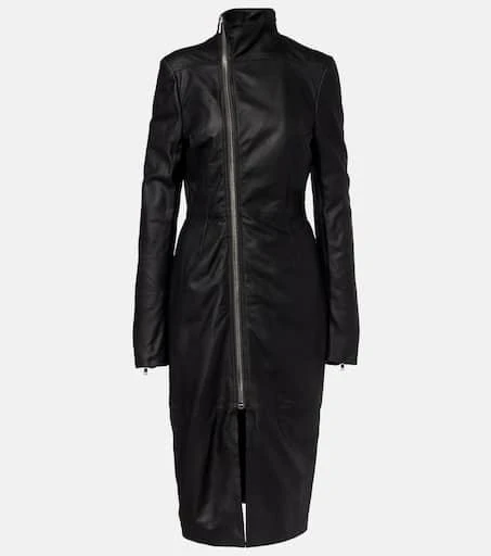 Rick Owens Gary leather coat