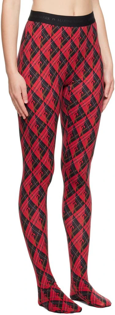 MARINE SERRE Red Printed Legging 4