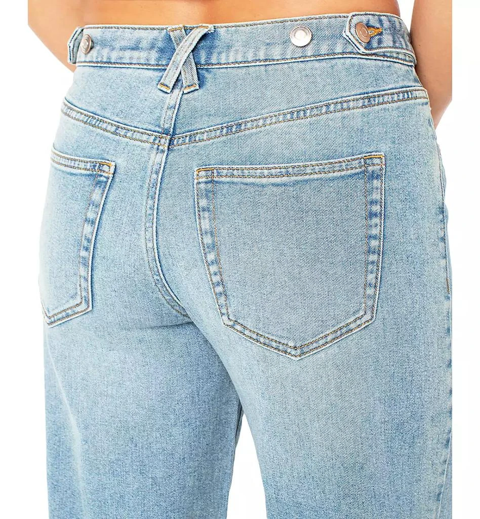Celebrity Pink Juniors' High-Rise Tab-Waist Relaxed-Leg Jeans 4