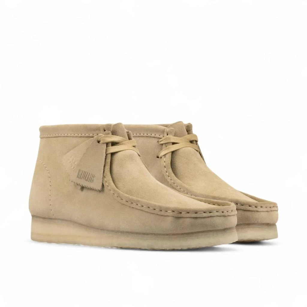 Clarks Men's Wallabee Chukka Boot In Maple Suede 1