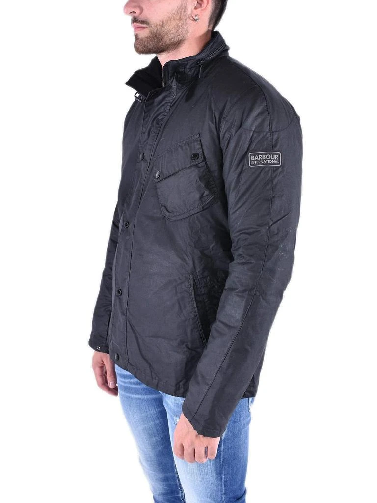 Barbour Barbour Tourer Logo Patch Waxed Jacket 3