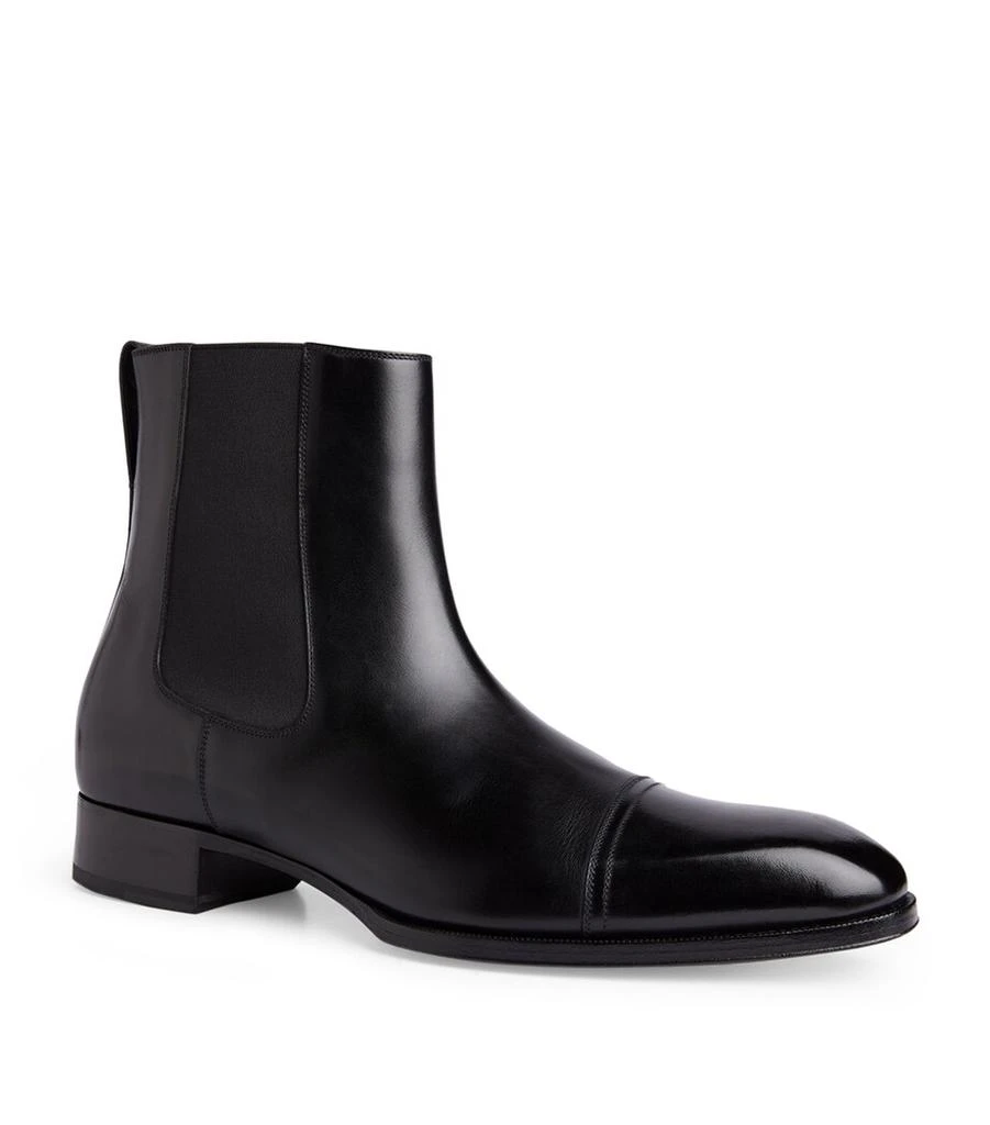 Tom Ford Patent Leather Chelsea Boots 1