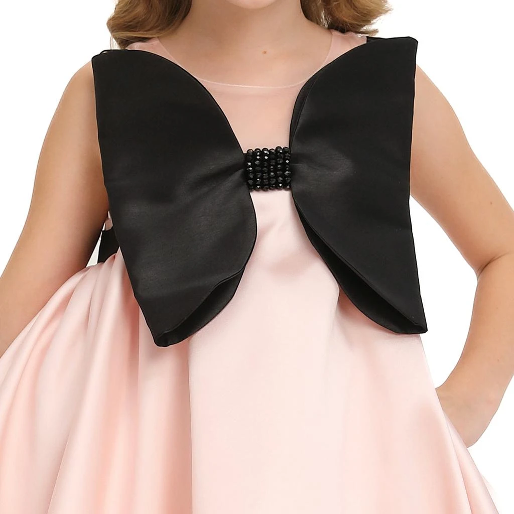 Tulleen Pink Dress Black Bow Ophelia Dress 5