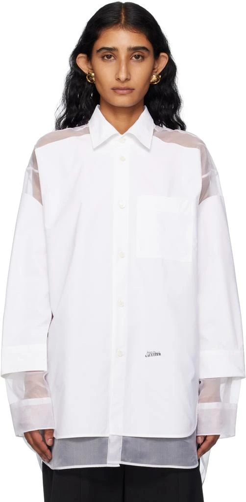 Jean Paul Gaultier White 'The Petit Grand' Shirt