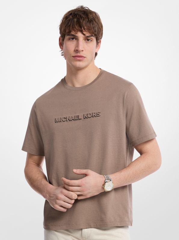 Shop Logo Garment-Dyed Cotton T-Shirt on Sale at BeyondStyle