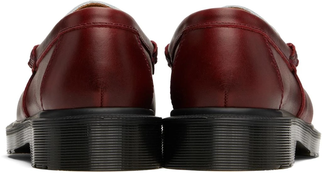 Burgundy & White Penton Two-Tone Leather Loafers – On Sale  display picture 1
