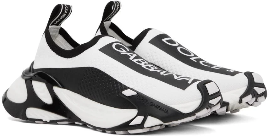 Dolce & Gabbana White & Black Fast Sneakers 4