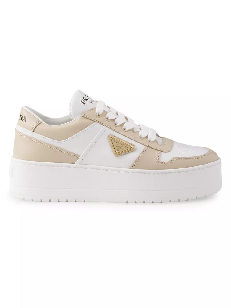スニーカー PRADA 1E792M_3LPF_F0002 DOWNTOWN BOLD LEATHER SNEAEKERS Prada Downtown Bold Leather Sneakers | Saks Fifth Avenue