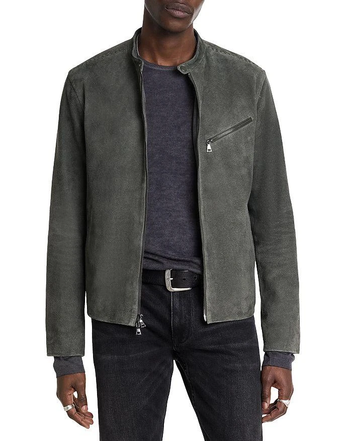 John Varvatos Reed Leather Racer Jacket 1