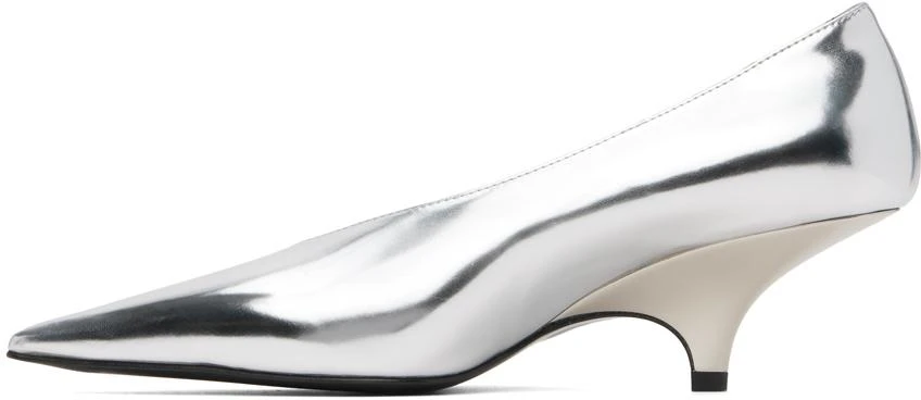 Totême Silver 'The Wedge' Heels 3