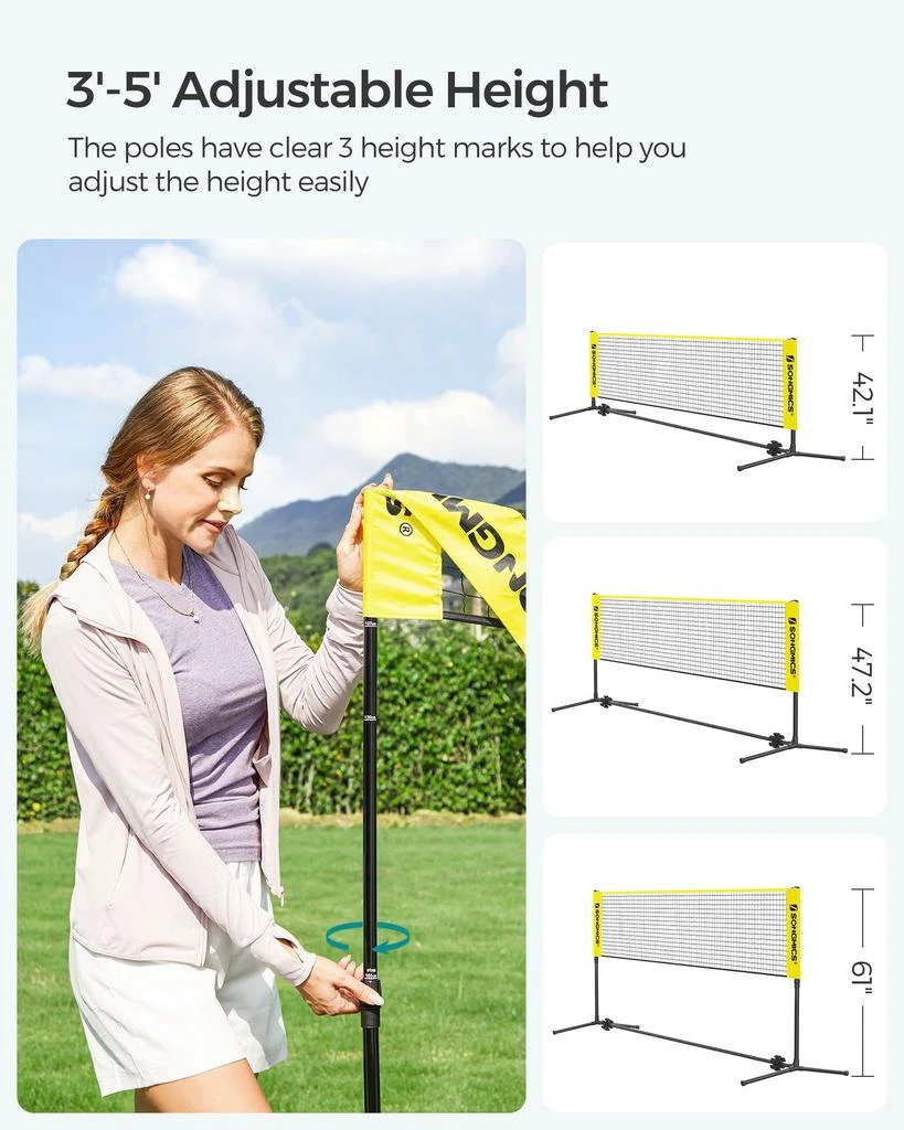 BreeBe 10 Feet Badminton Net Set 3