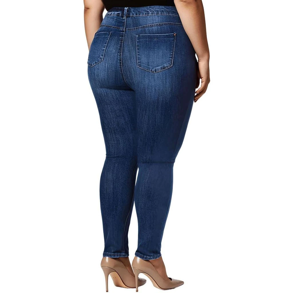 Celebrity Pink Plus Womens Denim Hight Rise Skinny Jeans 2