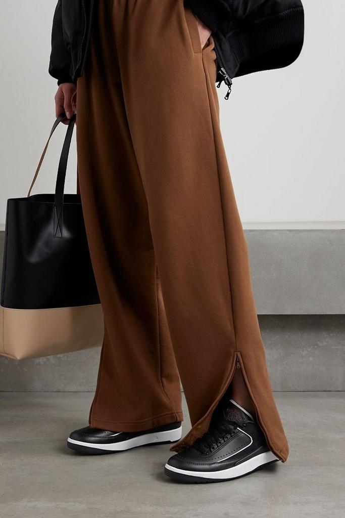 NIKE Air Jordan 2 Retro rubber and suede-trimmed leather sneakers