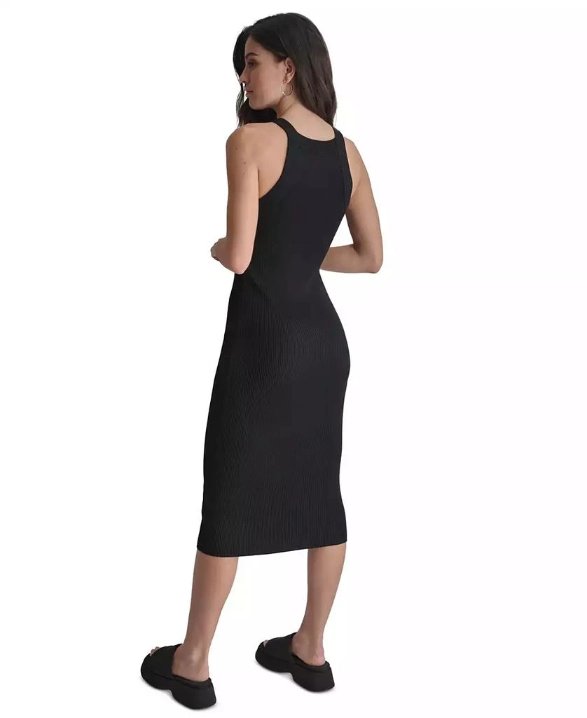 DKNY Women's Ribbed Knit Sleeveless Bodycon Dress 5