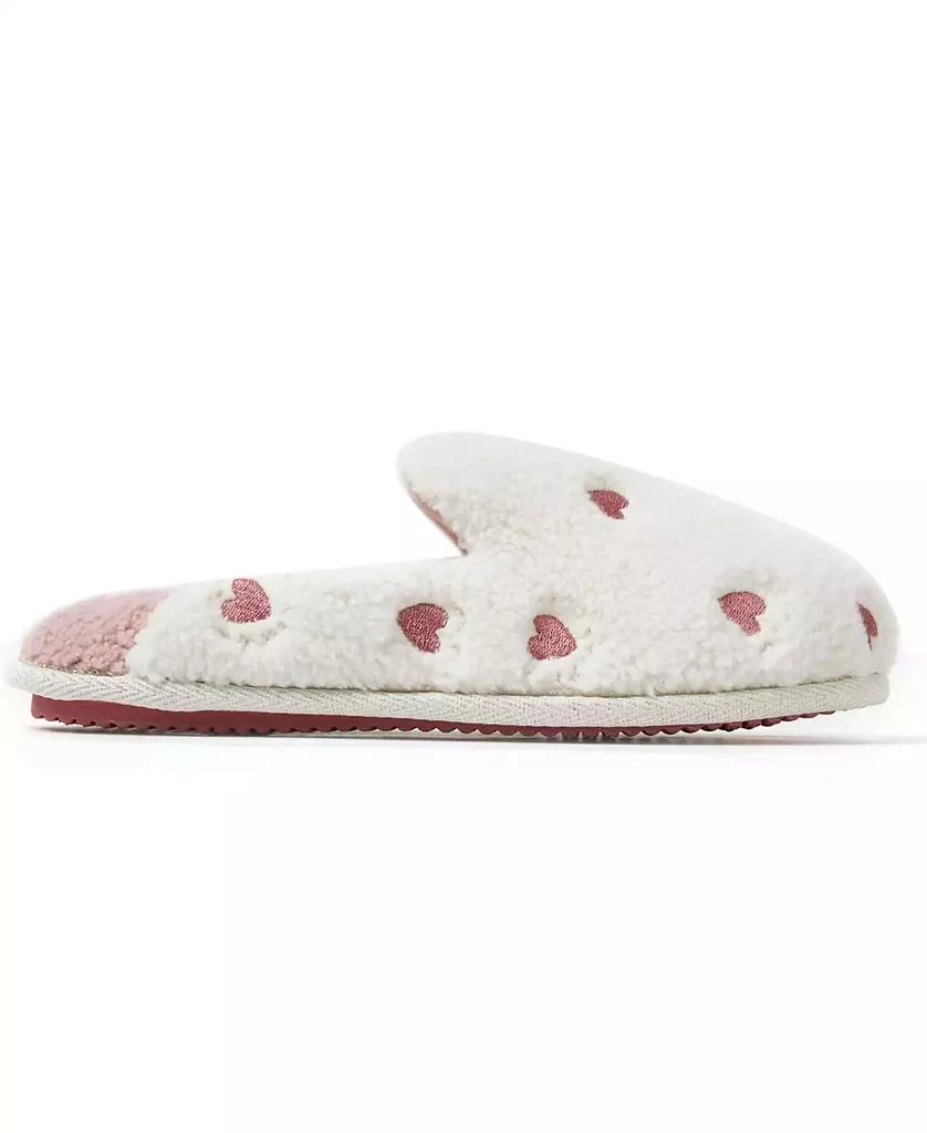 Dear Foams Women's Teddy Heart Scuff 2