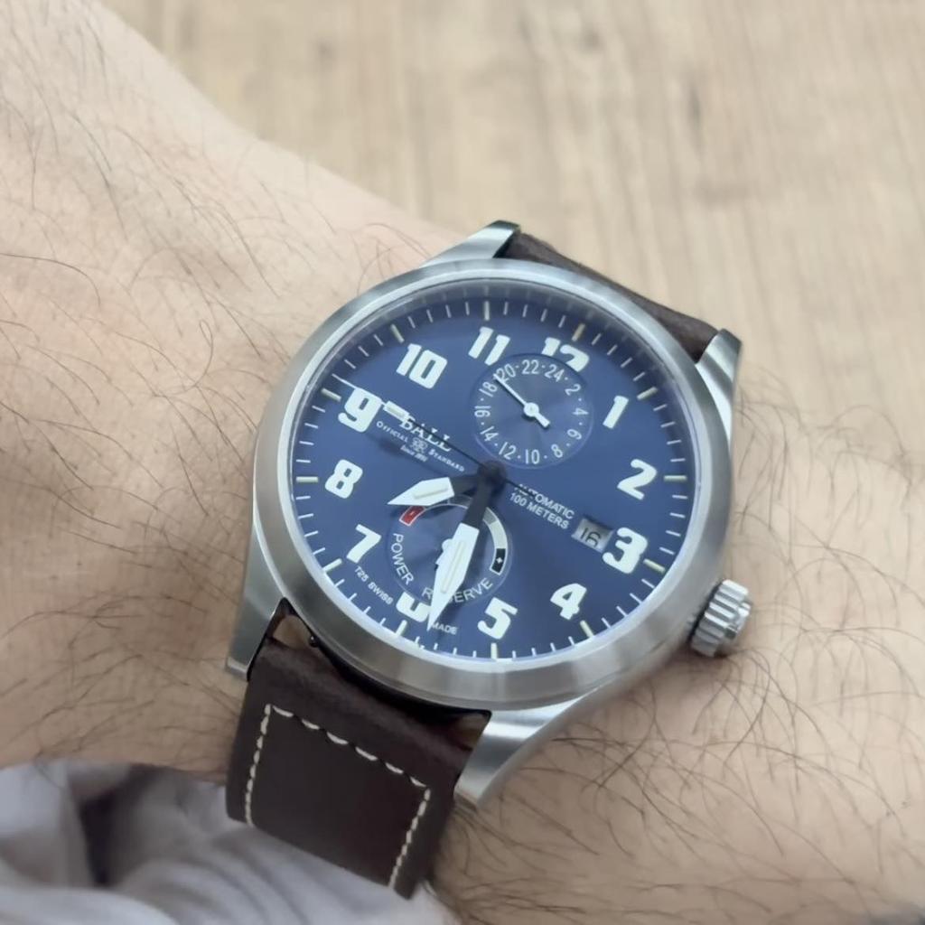 BALL Watch Engineer Master II Voyager Limited Edition GMT Blue Dial Men's Watch GM2128C-LJ-BE
