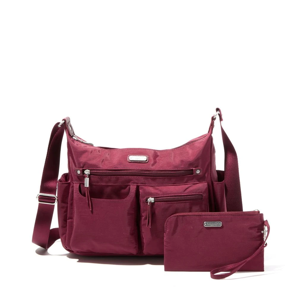 Baggallini Women's Anywhere Large Hobo Handbag with RFID Wristlet 16