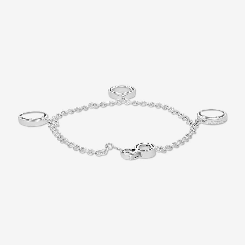 Damiani Damiani 18K White Gold Diamond Charm  Bracelet 20016564 3