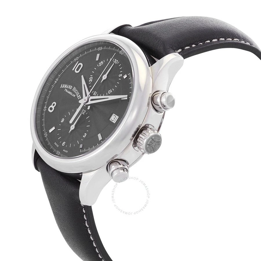 Armand Nicolet M02-4 Chronograph Automatic Black Dial Men's Watch A844AAA-NR-P140NR2 2