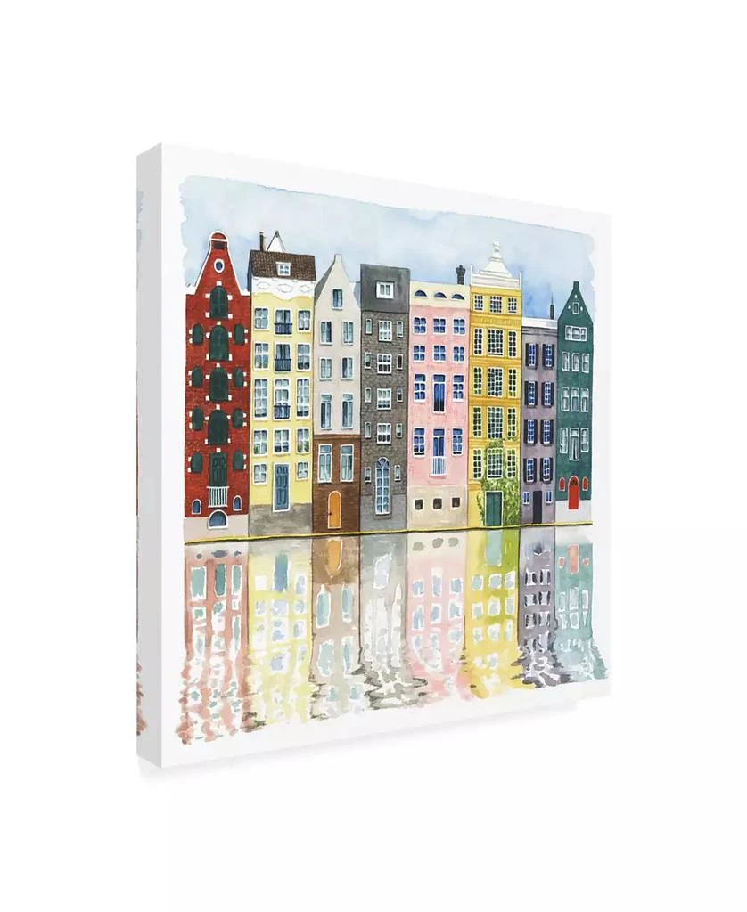 Trademark Global Grace Popp Neighborhood II Canvas Art - 19.5" x 26" 2