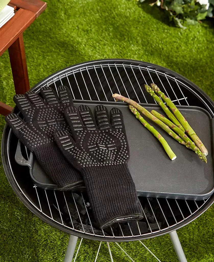 RSVP International Barbecue Grilling Collection Heat-resistant Gloves, Set of 2 4