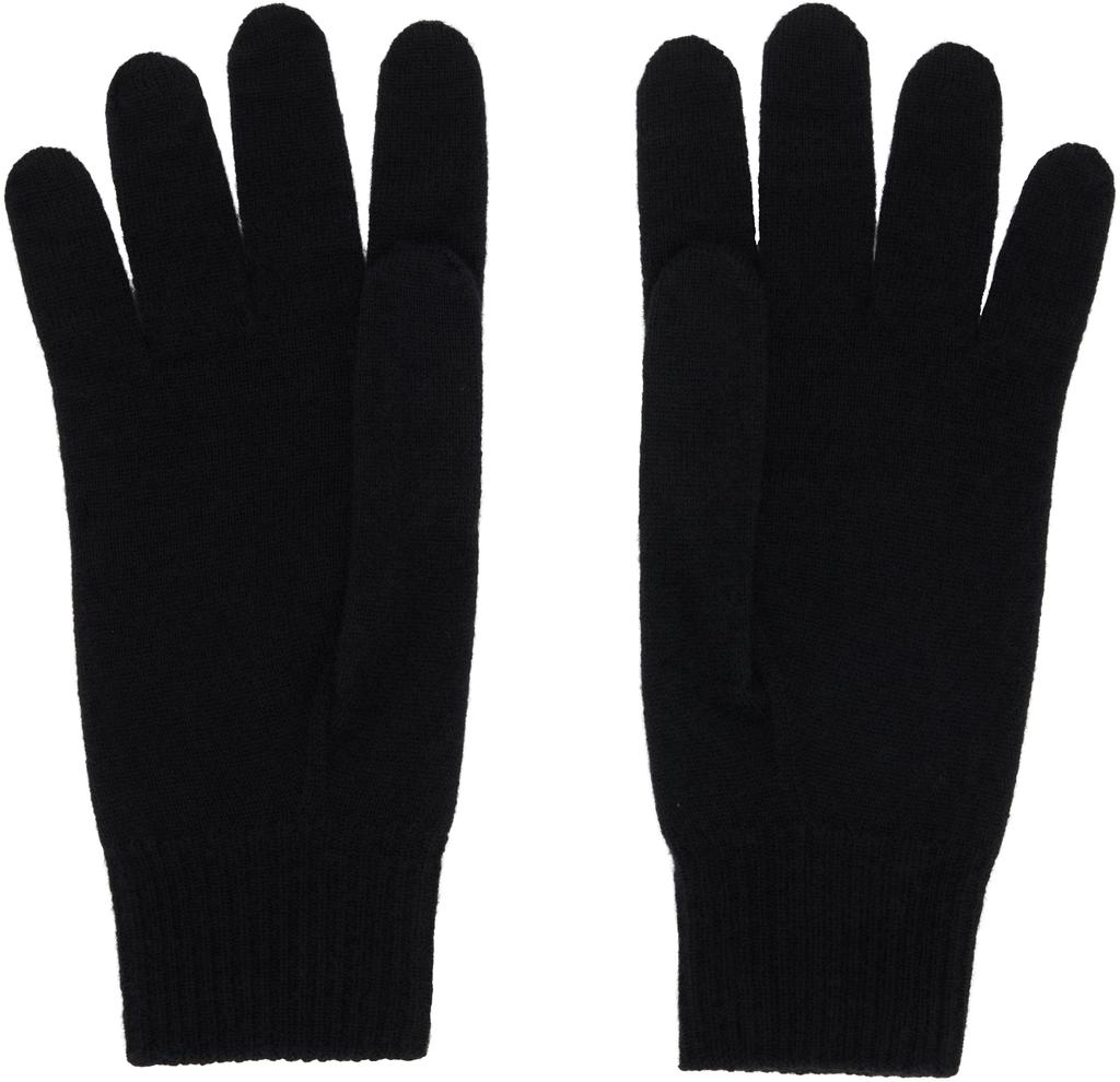 The Row Black Leomarie Gloves