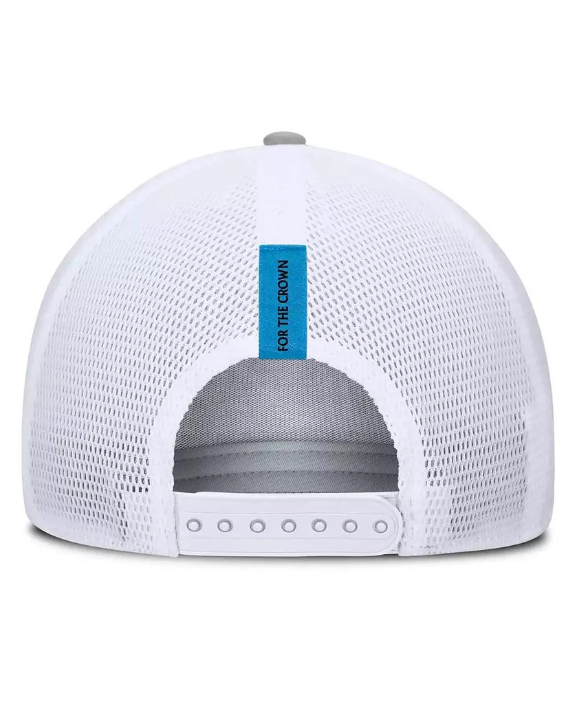 Fanatics Men's Heather Gray Charlotte FC Low Block Trucker Adjustable Hat 4