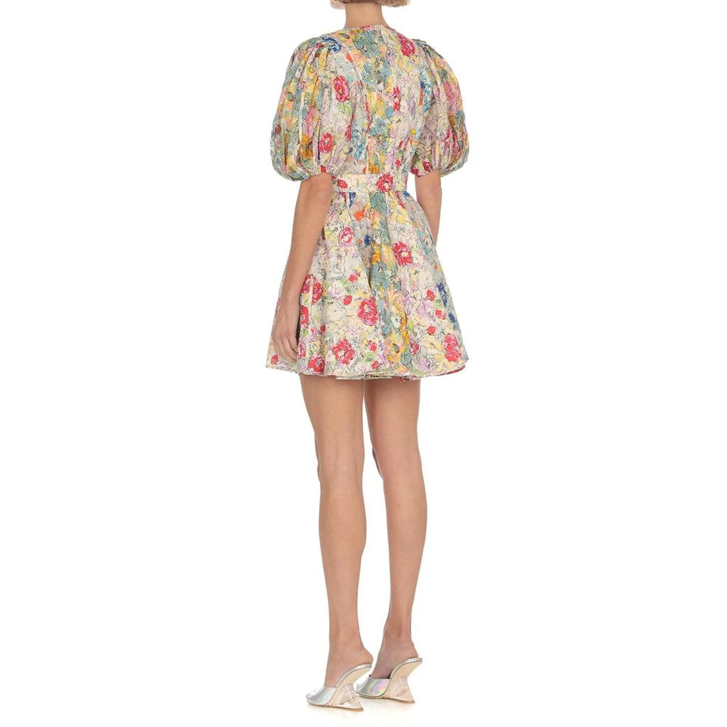 ZIMMERMANN Zimmermann Printed Linen Mini Dress 3