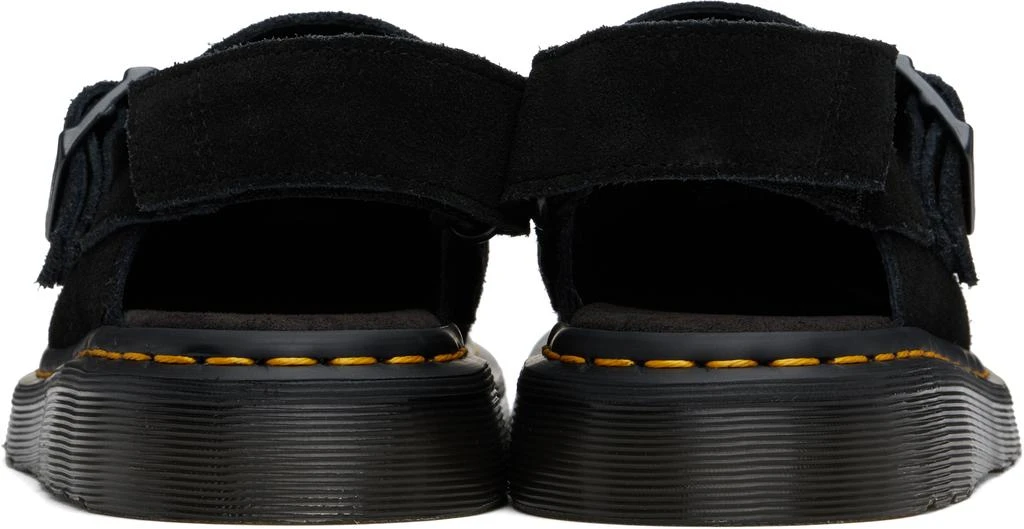 Dr. Martens Black Jorge II Suede Slingback Mules 2