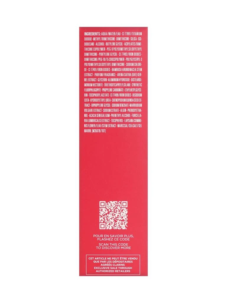 Clarins Everlasting Matte Foundation  107C Beige All Skin Types 1 OZ 2
